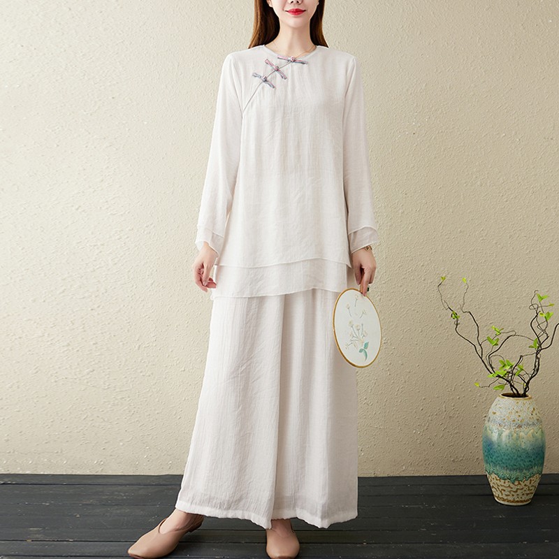 佛系居士服中国风禅意汉