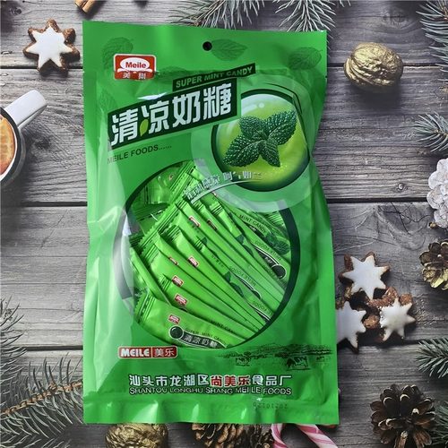 尚美乐老式薄荷味牛奶糖清凉80后