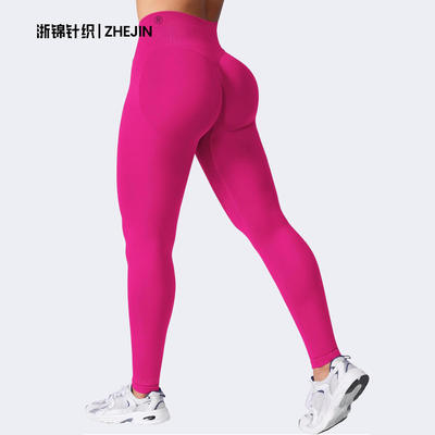 新款 dfyne同款亚马逊TK爆款服欧美蜜桃臀健身裤运动瑜伽裤