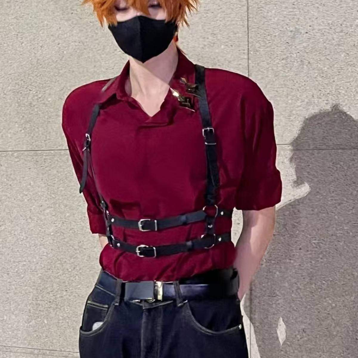 新款 2025潮酷背带个性腰带配饰年会表演超模秀场t台走秀演出装饰,服饰配件/皮带/帽子/围巾,腰带/皮带/腰链,淘宝优惠券,粉丝福利购,淘宝优惠卷