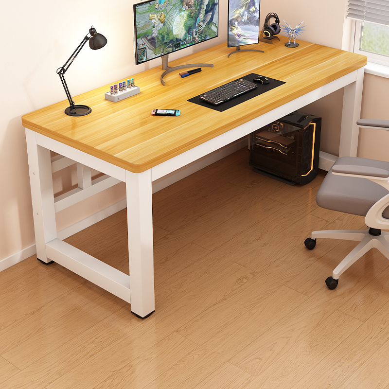 电脑桌台式简易书桌家用办公桌学生学习桌卧室长方形小桌子写字台