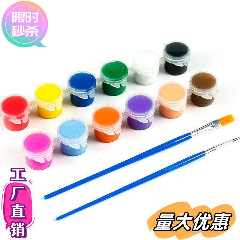 2025创意DIY彩色搪瓷石膏人偶14+儿童套装彩绘填色工具12