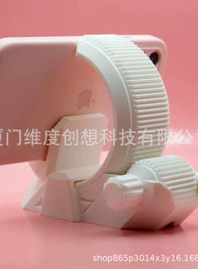 跨境爆款3d打印齿轮手机支架Herringbone Gear Phone Stand摆件