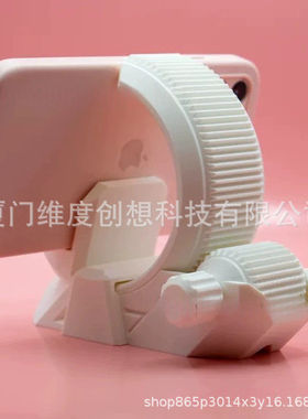 跨境爆款3d打印齿轮手机支架Herringbone Gear Phone Stand摆件