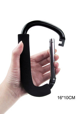 婴儿推车挂钩超市购物钩大买菜扣挂钩 铝合金大挂钩16*10cmD