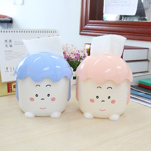 茶花 卷筒纸巾盒 卡通手纸筒卷纸盒 纸巾筒0922