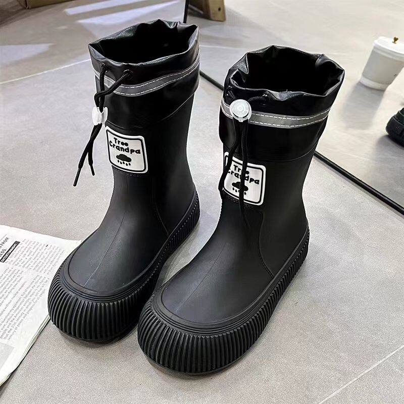 儿童雨鞋男女童束口水鞋