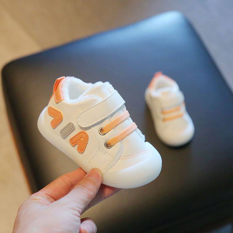 婴儿学步鞋秋冬季加绒八