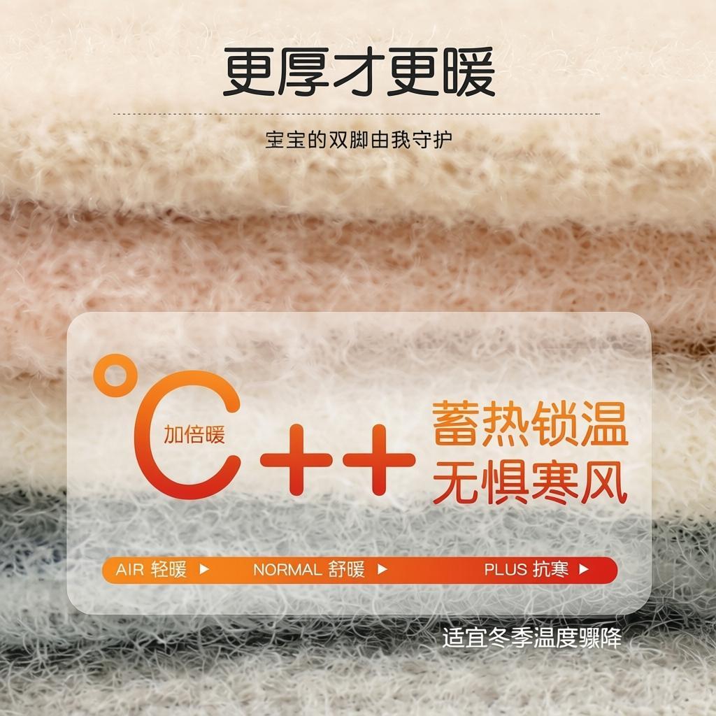 婴儿长筒袜过膝秋冬季加