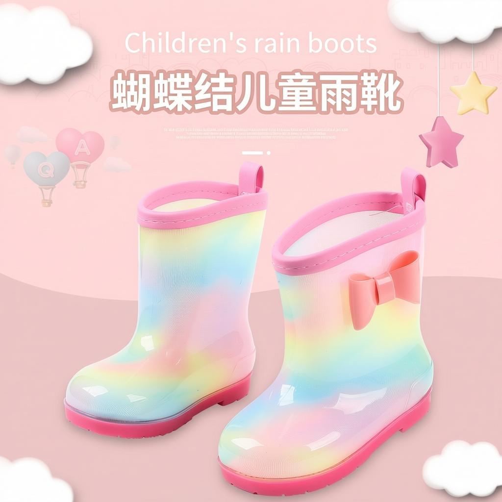 儿童雨鞋小孩幼儿园宝宝