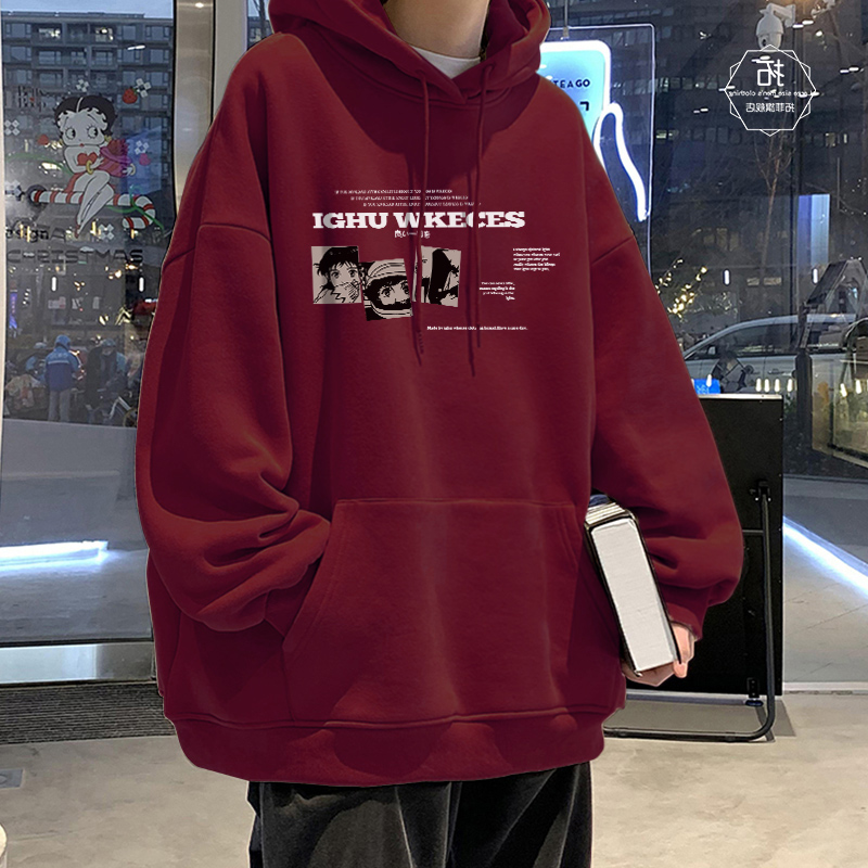 美式高街小众潮牌连帽卫