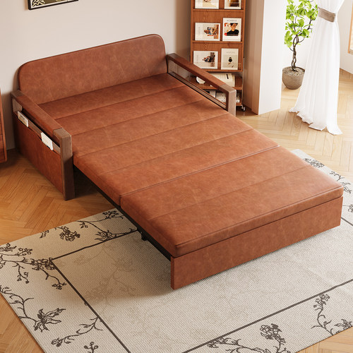 2025新款复古沙发床折叠两用