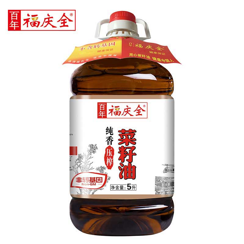 浓香型压榨菜籽油百年福庆全图片