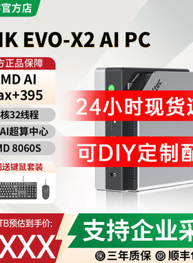 极摩客新品 EVO-X2 AMD AI Max+395 mini AI PC台式机 8060S 集显迷你电脑主机超强性能电竞 64G+1TB(电竞版)