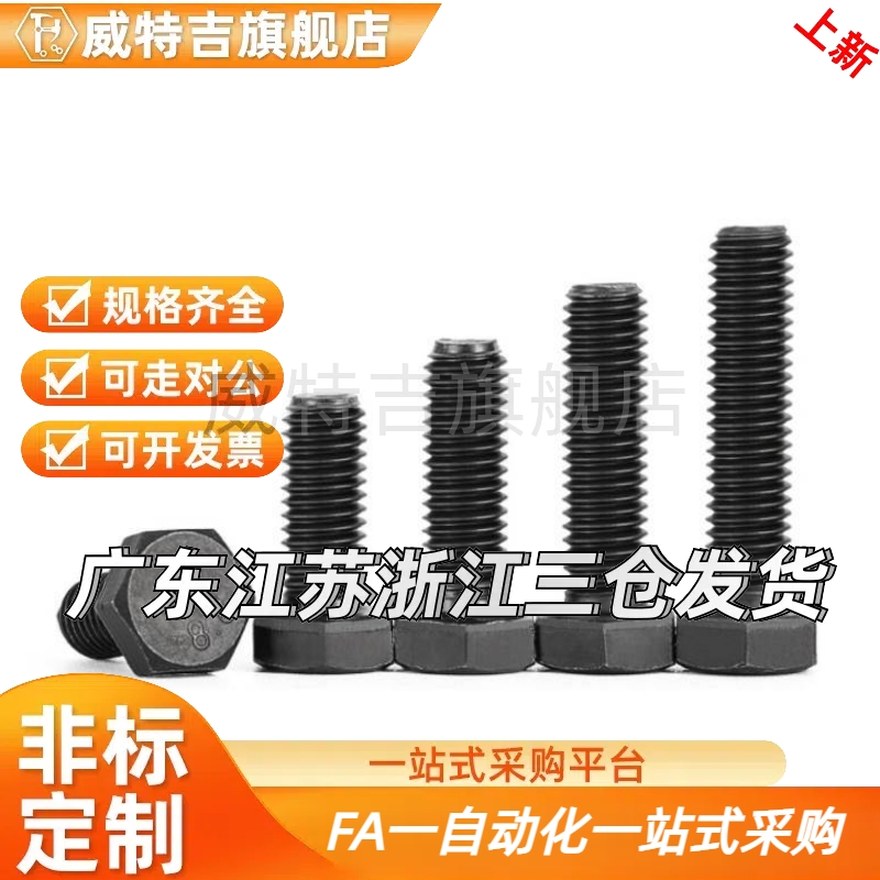 TAH11-M6-L12 TAH15-M5-L8六角法兰面螺栓 标准号GB/T 5789-1986