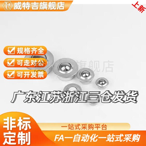 替代代替BCHA7OKK.25 9 11 5 18 4 30压入钢珠滚轮式1牛眼万向滚