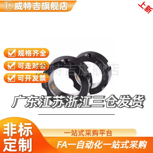 PLN精密锁紧螺母PLNY 8 10 12 15 17 20 25 30 35 40 45 50