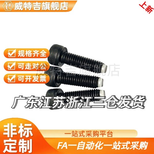 TDB01内六角圆柱头尾部带挡块螺钉直杆型固定缓冲动CBPP3 4 5 6 8