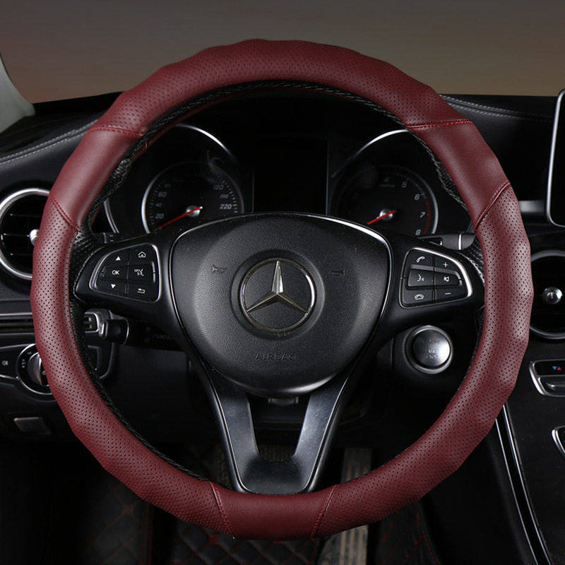 发圆形波浪汽车方向盘套皮革打孔把套防滑吸汗四季改装用品,汽车用品/电子/清洗/改装,方向盘套,淘宝优惠券,粉丝福利购,淘宝优惠卷