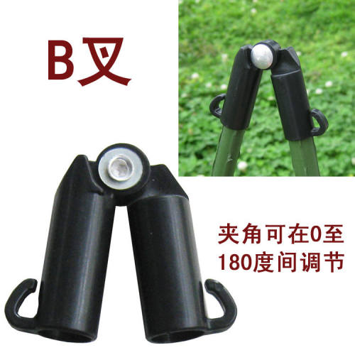 厂家直供种菜种花温室暖房圆管爬藤架包塑钢管用配件连接管B叉