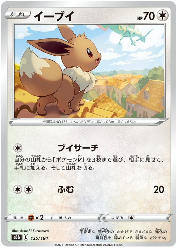 宝可梦PTCG卡牌日版S8b镜面闪卡