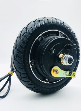 2026新款实心胎滑板车电机36V/48V轻便动力24寸小海豚电动车专用