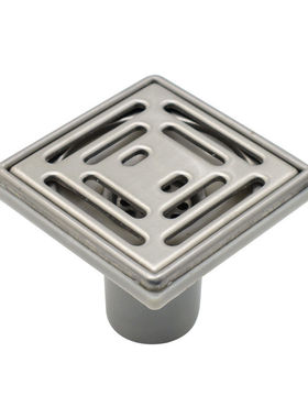 跨境ABS直排方形地漏新款跨境灰色源头供应塑料防臭排水口