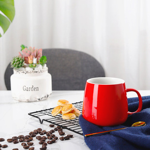 陶瓷马克杯色釉杯早餐杯牛奶杯燕麦杯情侣杯耐高温微波炉烤箱