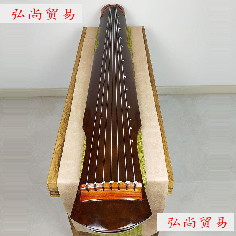 级纯手工古琴老乐器弦琴古琴伏羲式桐木七弦琴手工演奏初学者初学