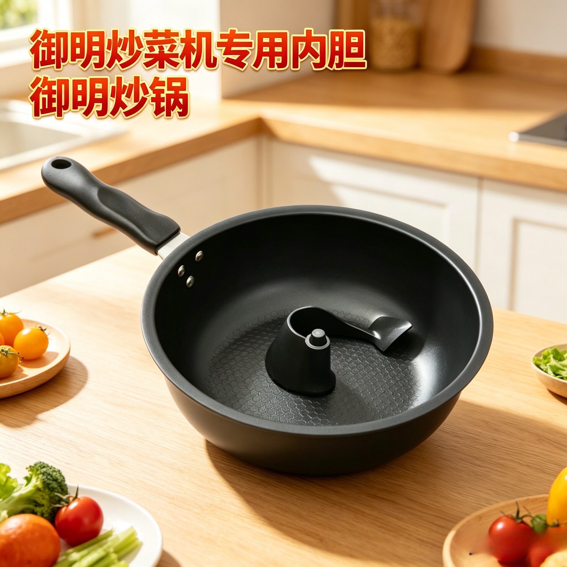 御明智能炒菜机专用内胆6/7代智能机器人炒锅厂家现货批发
