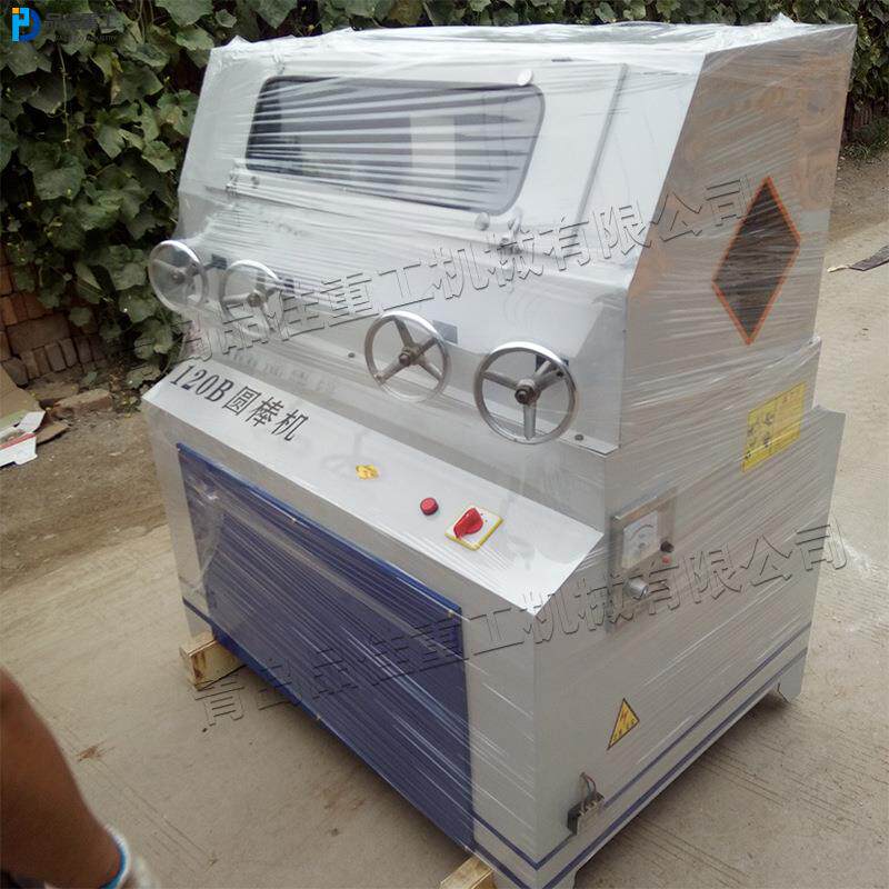 立式双进双出拖把杆机3kw家具装饰圆棒砂光机农用方木棒旋头机