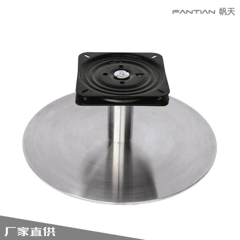 简约不锈钢可旋转不锈钢休闲椅座沙发椅座置物柜旋转柜配件转盘