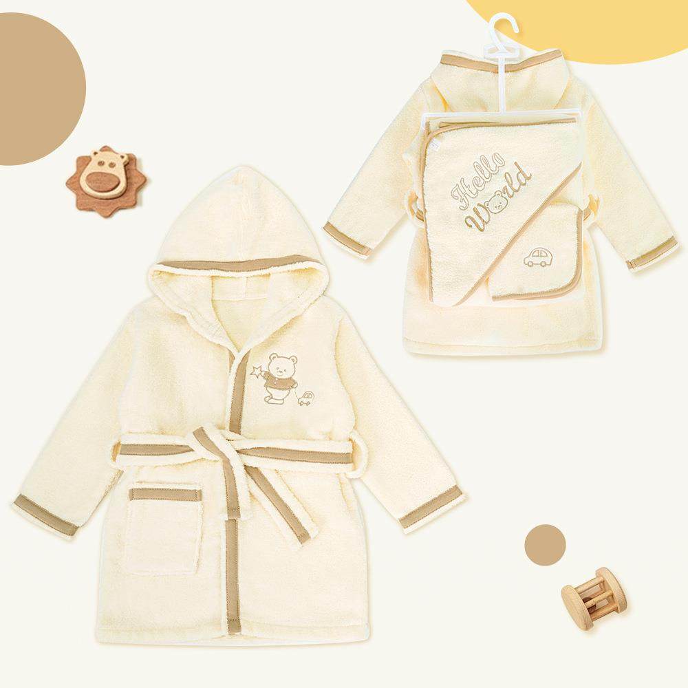 纯棉新生婴儿浴袍四件套Sunnozy连帽浴巾+毛巾吸水6-12月宝宝浴袍,影音电器,更多影音配件,淘宝优惠券,粉丝福利购,淘宝优惠卷