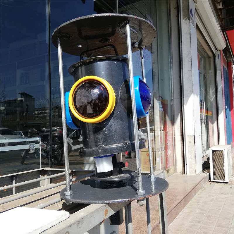铁路led太阳能信号灯  工厂轨道信号指示灯不用插电的标志灯