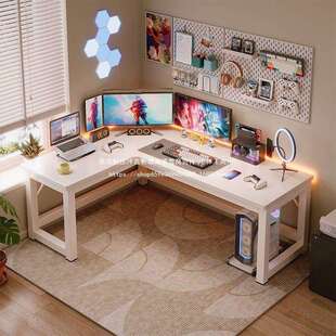 桌子电脑桌台式办公桌简约学生工作台家用卧室学习桌书桌简易竞桌