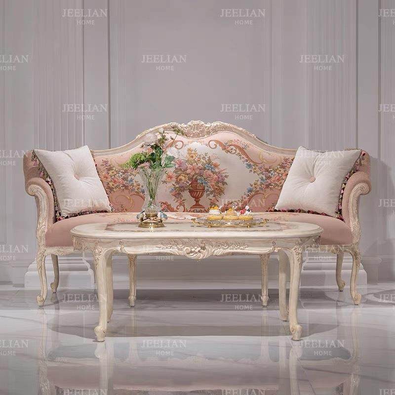 法式实木宫廷客厅沙发组合别墅粉色印花布艺单人三人茶几家具高端,畜牧/养殖物资,畜牧/养殖器械,淘宝优惠券,粉丝福利购,淘宝优惠卷