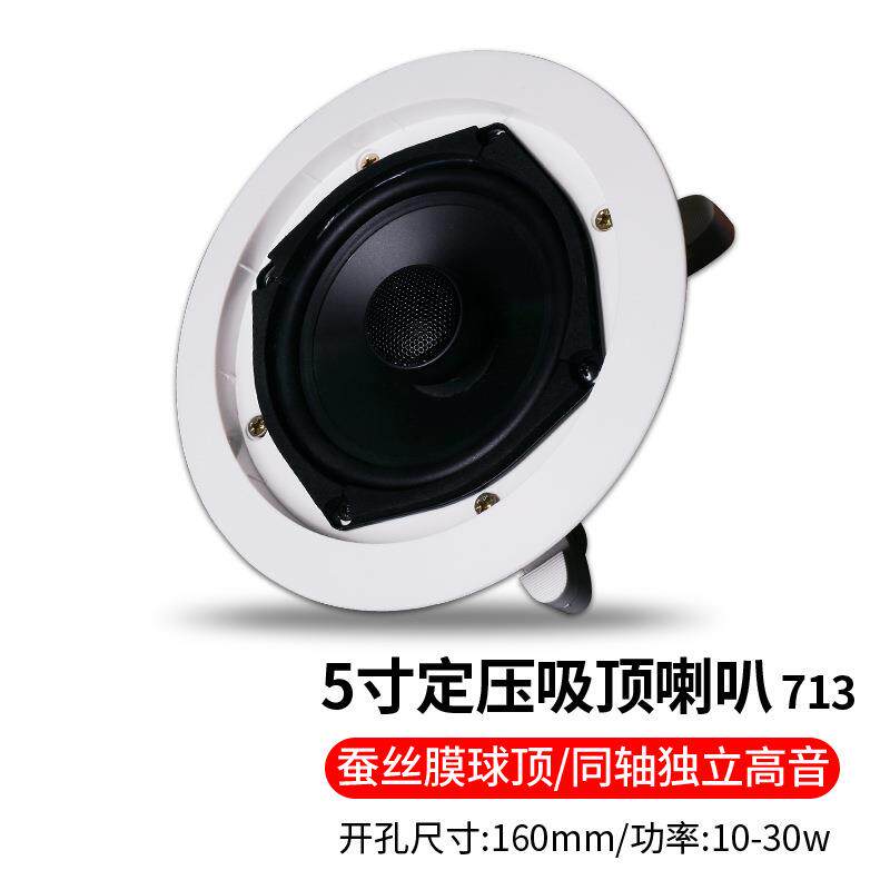 宝声音响718嵌入吸顶音箱展厅天花定阻喇叭背景音乐公共广播用