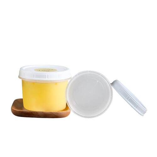 酸奶嘟嘟冰淇淋打包盒布丁雪糕杯双皮奶甜品杯磨砂透明烤梨杯