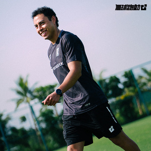 無球跑動MAX系列海南无限海岸足球训练服短袖T恤速干透气提花职业