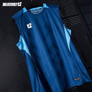 無球跑動MAX无袖背心训练职业级运动速干提花面料吸湿排汗DIY