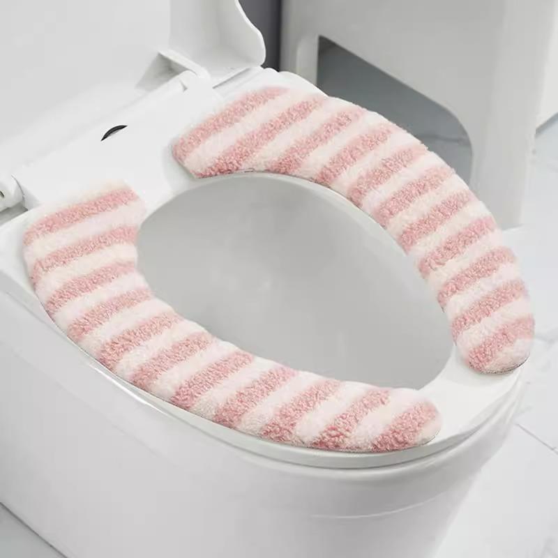 冬季马桶垫粘贴式加厚坐垫家用坐便套秋冬防水大号垫子2024新款冬