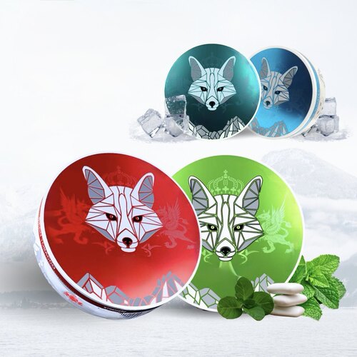 口味袋瑞典snus狐狸3代white FOX方便携带开车提神北欧高端风味袋