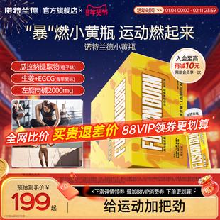 诺特兰德小黄瓶左旋肉碱维生素b族非左旋10万健身运动男女