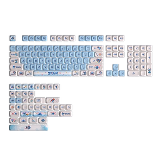 密探键帽MOT高度626主题五面热升华PBT个性68 75 98 S99 104 配列