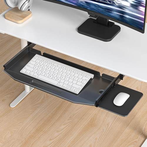 加厚金属键盘托架办公桌下
