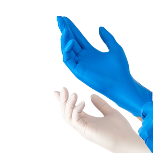 比克曼一次性丁晴乳胶橡胶手套科研 防护实验室专用独立包装手套