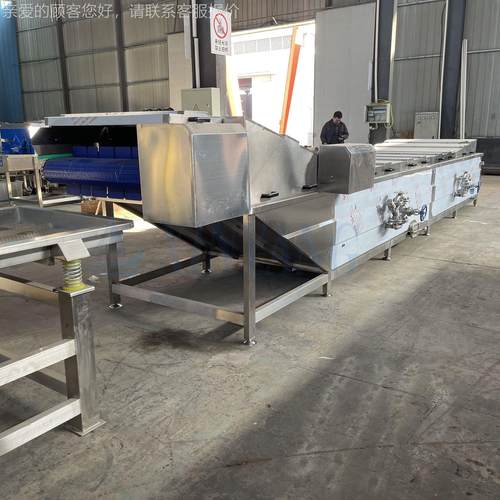 穗001玉蒸煮冷却风干线 全自米动蔬菜漂草烫流鲜水线 烧仙巴氏杀