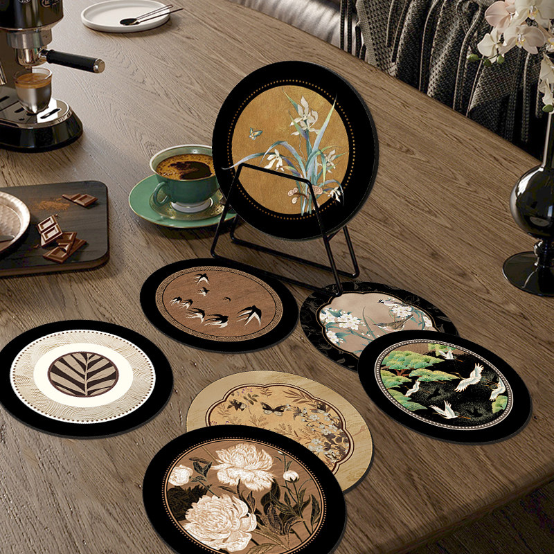 沥水垫台面吸水隔热垫杯垫碗盘垫中古高级感餐垫防水防油免洗桌垫,居家布艺,餐垫,淘宝优惠券,粉丝福利购,淘宝优惠卷