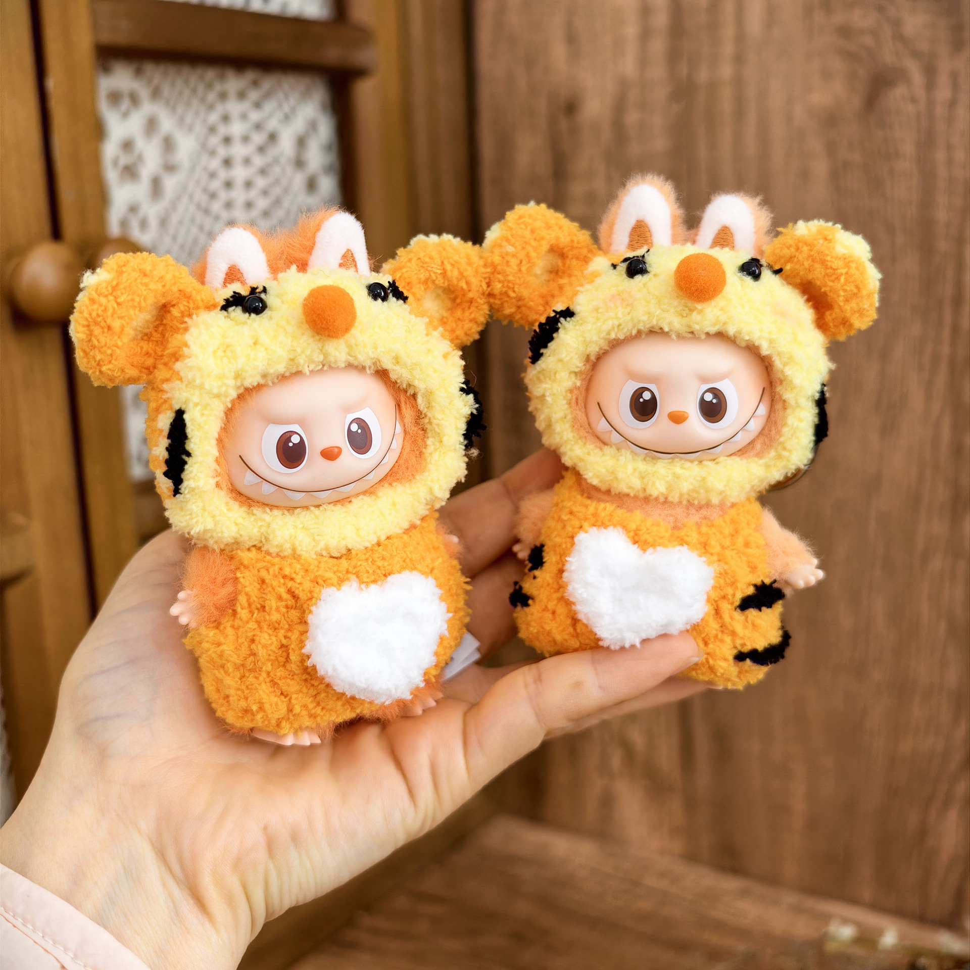 mini心底密码娃衣labubu拉布布10cm四代衣服装饰配件【不含玩偶】