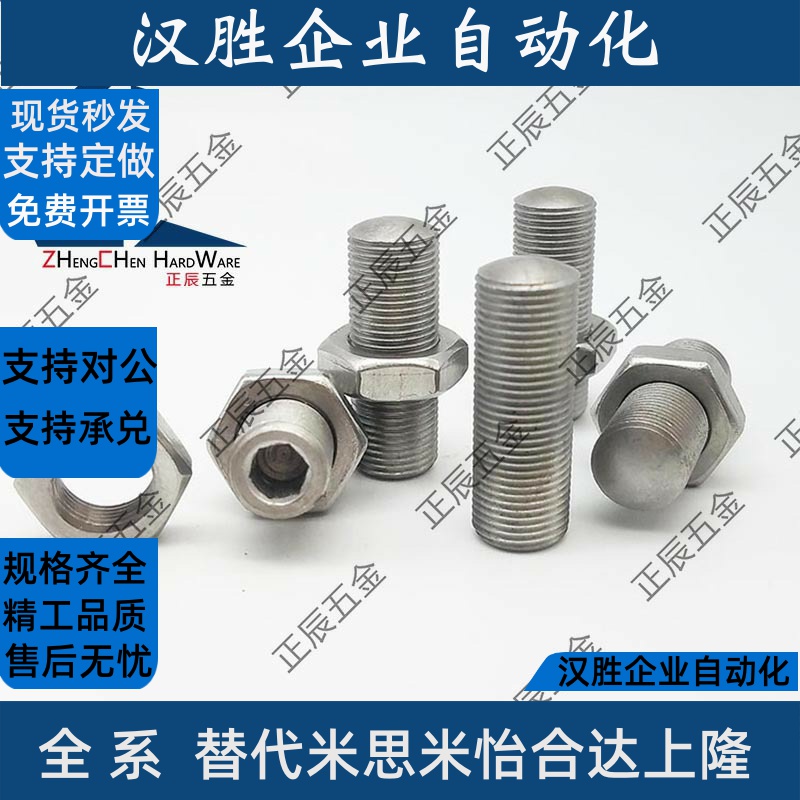 ANBM3/4/5/6 内六角孔型 细牙型 国标 碳钢可调螺丝 PAS11